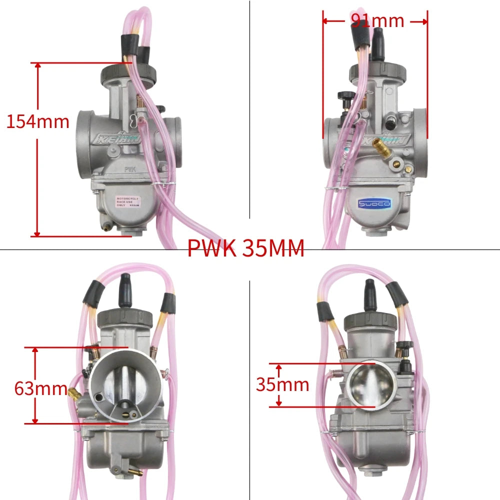 Carburador Kehin Pwk 33, 34, 35, 36, 38, 40, 42mm